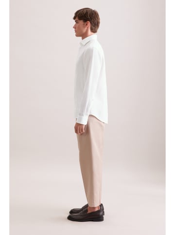Seidensticker Leinenhemd Shaped in Weiß