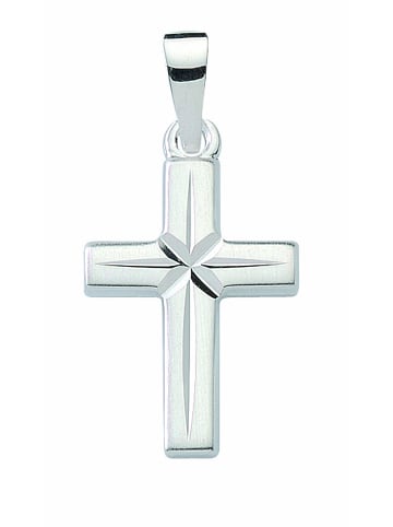 Adeliás 925 Silber Kreuz Anhänger in silber