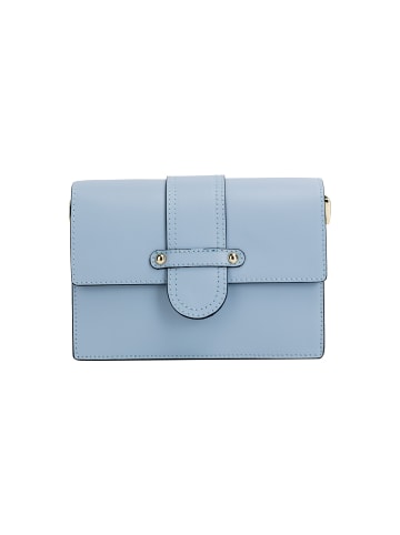 faina Schultertasche Aus Leder in Minze