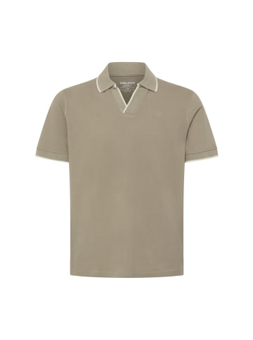 BLEND Kurzarmiges Poloshirt Polokragen Modisch in Braun