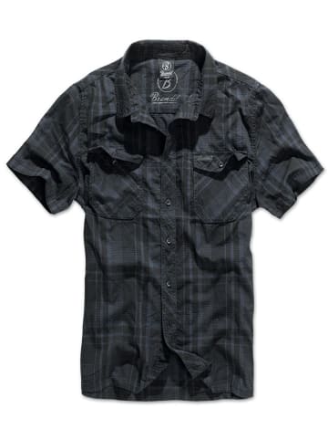 Brandit Hemd "Roadstar Shirt Short Sleeve" in Schwarz