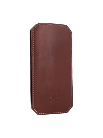 PICARD Toscana Brillenetui Leder 2 cm in kastanie