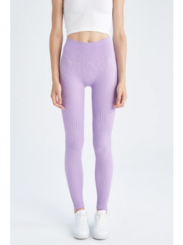 DeFacto Leggings SEAMLES LEGGING FIT in Flieder