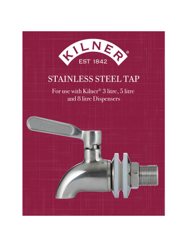 Kilner KILNER | Zapfhahn für Getränkespender, edelstahl