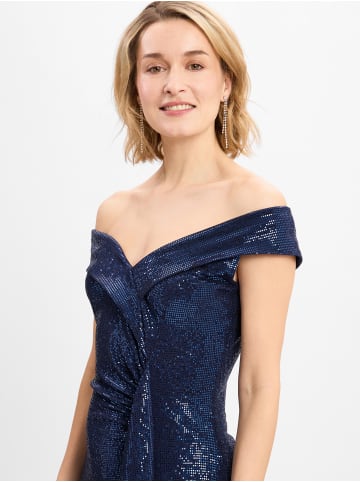 SWING Abendkleid in marine - 0001