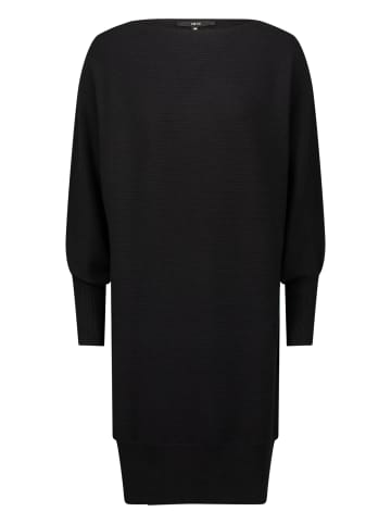 Zero  Strickkleid strukturiert  U-Boot Ausschnitt in Black Beauty