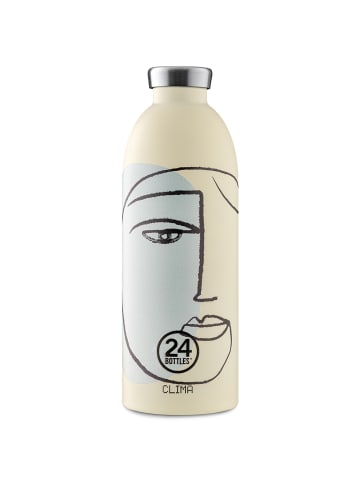 24Bottles Clima Trinkflasche 850 ml in white calypso