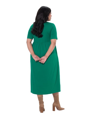 Ulla Popken Kleid in smaragd grün