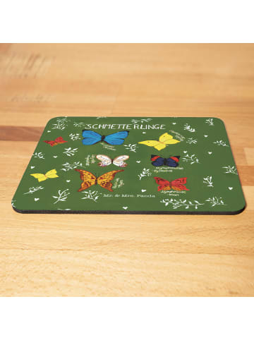 Mr. & Mrs. Panda Mousepad Schmetterlinge mit Spruch in Bunt