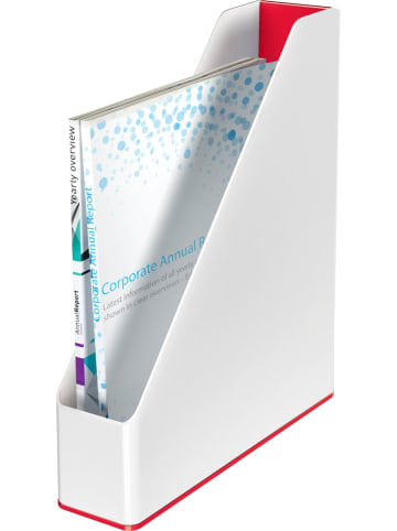 Leitz Stehsammler Wow Duo Colour A4 PS weiß/rot