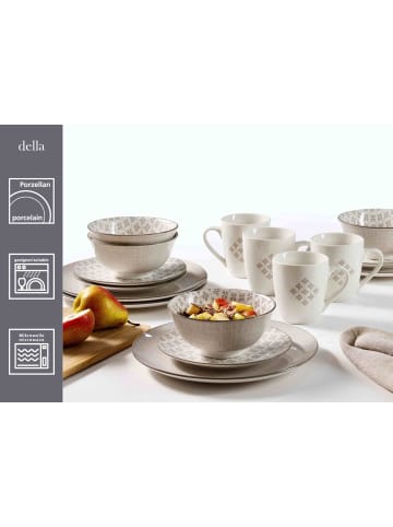Ritzenhoff & Breker 16er Set Kombiset Della in creme