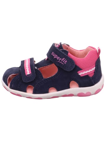 superfit Lauflernsandale FANNI in Blau/Rosa