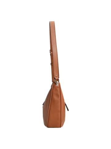 Guess Calebra Hobo - Umhängetasche 19 cm (black) in cognac