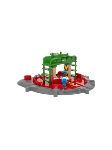 Brio Holzeisenbahn Lok-Drehscheibe mit Kontrollbrücke, ab 6 Monate