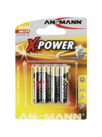 ANSMANN Batterie X-POWER Mignon AAA  in Schwarz