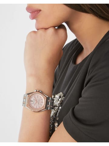Philipp Plein Analoguhr für Damen in Rosa