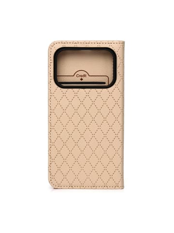 COFI 1453 Caro für Honor Honor 600 / Honor 600 Pro Beige Wallet-Handyhülle in Beige