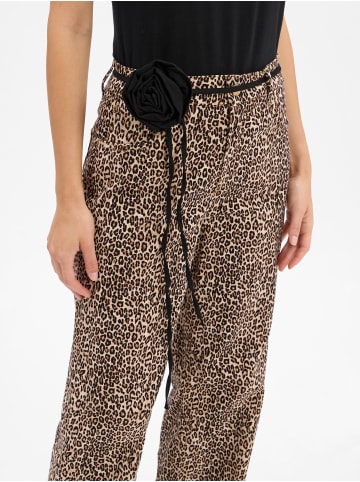 Liu Jo Hose Baggy Rose in camel schwarz