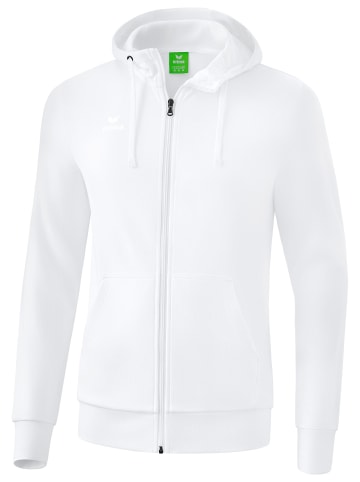 erima Kinder Kapuzensweatjacke in weiss