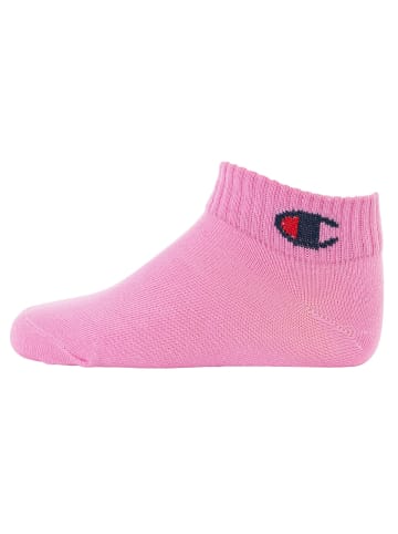 Champion Socken 6er Pack in Pink/Weiß/Blau