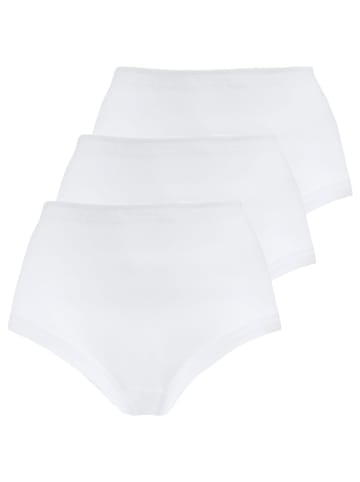Nina von C. 3er Pack Taillenslip in weiss