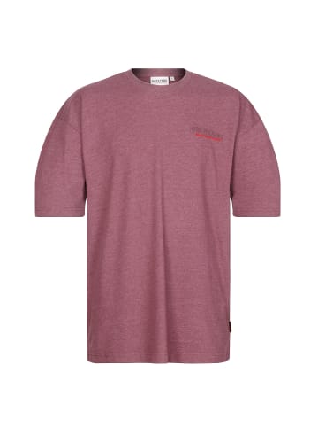 naketano Oversize T-Shirt Big Adonis 20 Bordeaux Melange