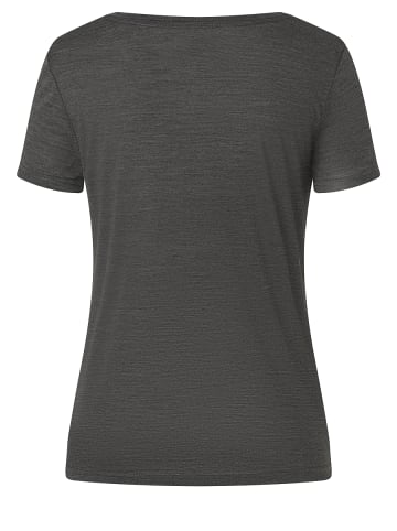 super.natural Merino T-Shirt in dunkelgrau