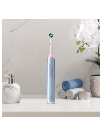 Oral-B Elektrische Zahnbürste "Pro 3 - Cross Action" in Blau