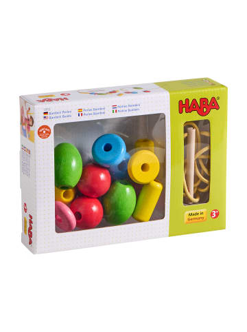 Haba Lernspielzeug Fädelspiele in Bambini Perlen