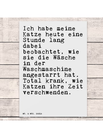 Mr. & Mrs. Panda Wanddeko Ich habe meine Katze... mit Spruch in Weiß
