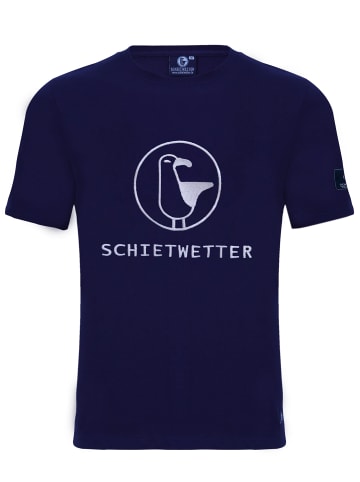 SCHIETWETTER SCHIETWETTER T-Shirt Harri SW Stick in navy-weiß