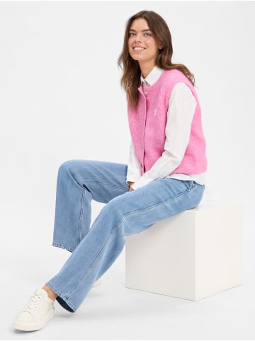 American Vintage Strickweste East in rosa - 0001