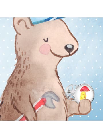 Mr. & Mrs. Panda Waschbecken Abfluss Küken Fliegenpilz ohne Spruch in Weiß