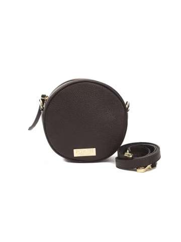Pompei Donatella Braun Leder Damen Umhänge- Tasche