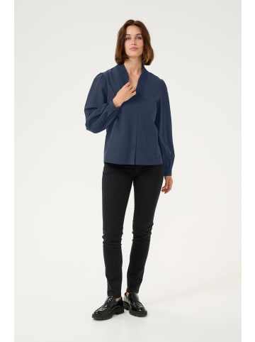Kaffe Langarm-Bluse KAmaia Regular fit in Midnight Marine