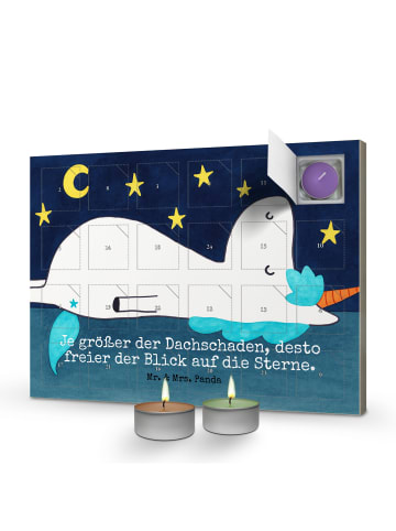 Mr. & Mrs. Panda adventskalender mit kerzen Einhorn Sternenhimme... in Weiß