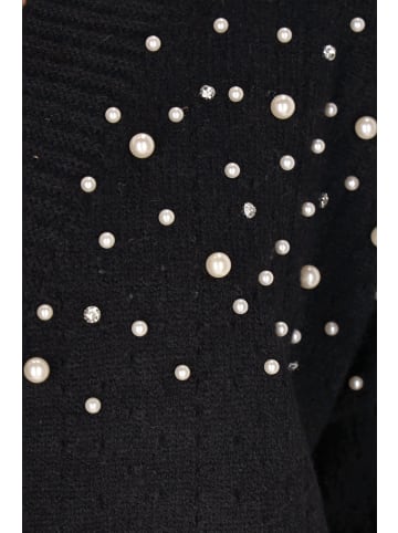 caissa Damen Strickjacke in Schwarz