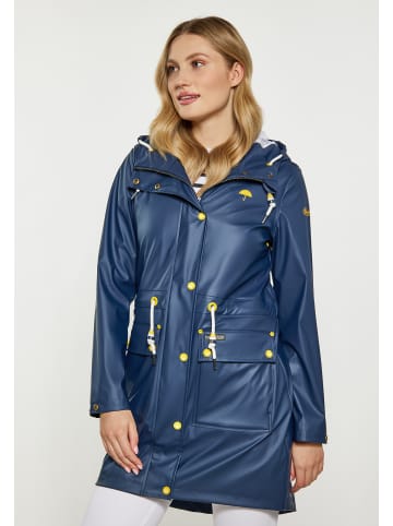 Schmuddelwedda Damen Regenmantel in Marine