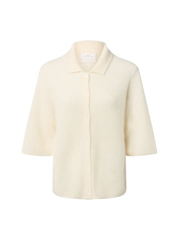 FYNCH-HATTON Strickjacke mit Alpaka-Anteil in ecru - 0001