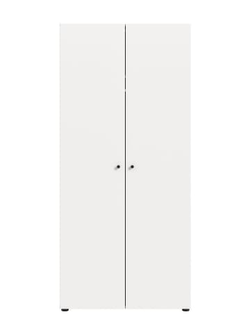 ebuy24 Kleiderschrank Darwin Weiß 80 x 51 cm