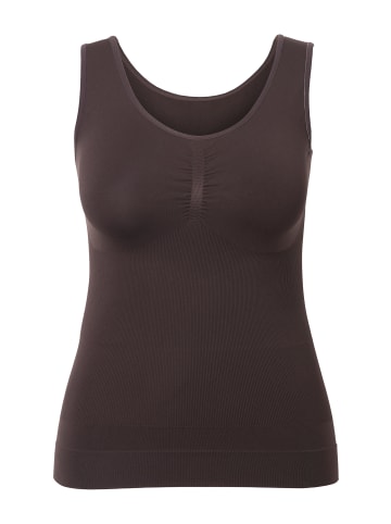 Ulla Popken Bodyforming-Top in pinienbraun