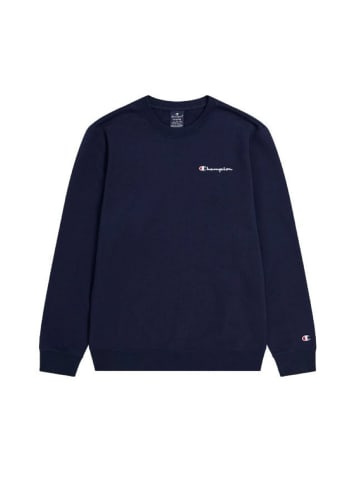 Champion Sweatshirt Crewneck Sweatshirt in Blau