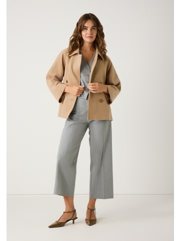 More & More doppelreihige Cape-Jacke in warm camel
