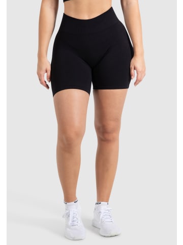 SMILODOX Shorts Cetrina Scrunch in Schwarz