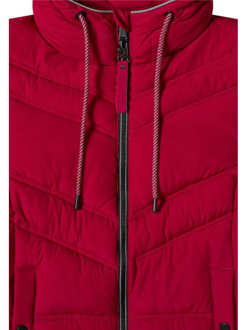 Cecil Steppjacke mit Kapuze in Rot