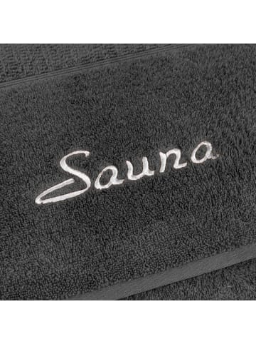 Möve for Frottana Saunatuch Pearl in graphite