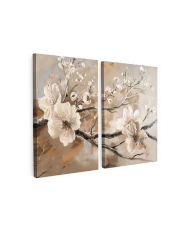 OnlyWow Leinwandbild 2er Set