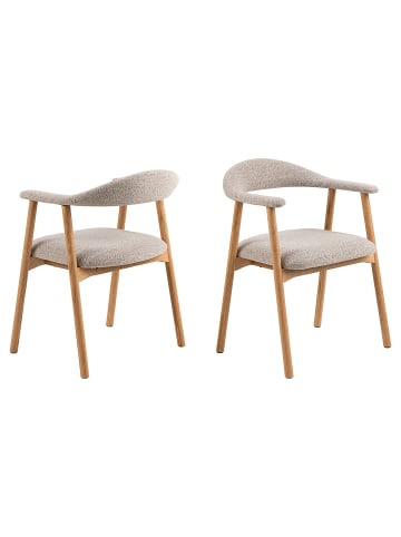 ebuy24 Esszimmerstuhl Addi Beige 2er Set