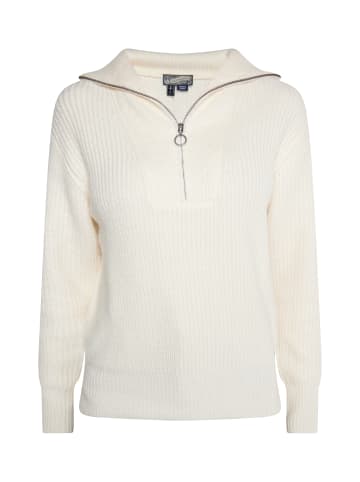 DreiMaster Vintage Damen Strickpullover in Wollweiss