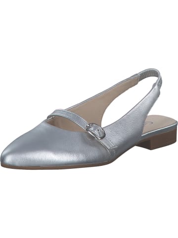 Gabor Fashion Sling-Ballerinas in Silber